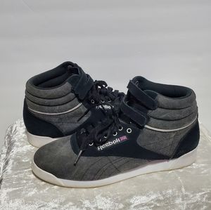 black reebok high tops